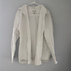 American Eagle Outfitters Men's Casual White Button Down Shirt